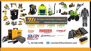 4D Valves & Fittings Trading LLC | One-Stop Tool Store for all your Industrial and Commercial Needs
