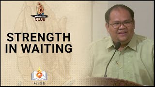 Strength in Waiting - Pr. Michael Sambalilo