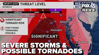 WEATHER ALERT MONDAY: Severe Storms Likely; Tornadoes & Damaging Winds Threaten Region