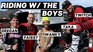DEEGAN, TWITCH, FAISST Moto Day!