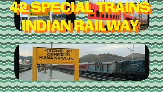 42 SPECIAL TRAINS.INDIAN RAILWAYS INTRODUCES