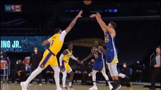 Stephen Curry DAGGER 3 over Anthony Davis