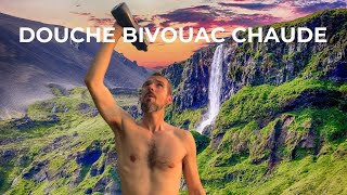 DOUCHE CHAUDE AU BIVOUAC | Avec ma Gourde ÖKO Noire !