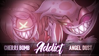 Addict (Cherri & Angel's Lyrics) | Hazbin Hotel