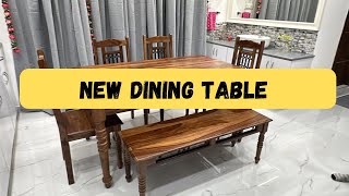 New Dining Table | Rupslife Vlogs