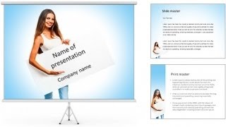 Portrait of a beautiful young woman with blank billboard isolated on white background