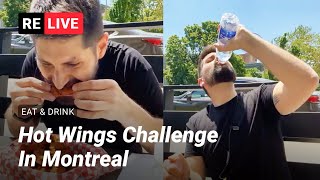Hot Wings Challenge In Montreal