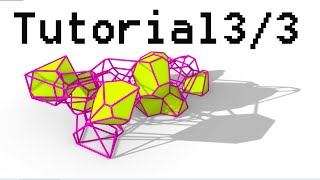 Grasshopper Tutorial (Grasshopper Voronoi Tutorial) (Easy for beginners) Part 3