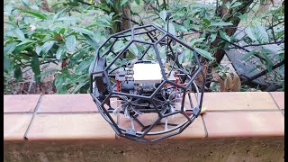 Test flight showing the penetration of confined spaces by the Xpert Trainer Extended training drone