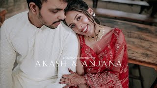 The Most Beautiful Hindu Engagement of Akash & Anjana
