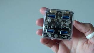 Recensione ORICO Hub USB 3.0 trasparente