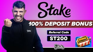 stake referral code | stake promo code | Best Bonus 500$ on Stake using Code - ST200