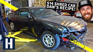 S14 Drift/Shred Car Built From a $500 Shell: Danger Dan's Not-So-Secret Recipe!