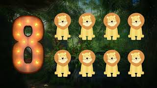 Toddlers & Kids: Counting Jungle Animals 1-10