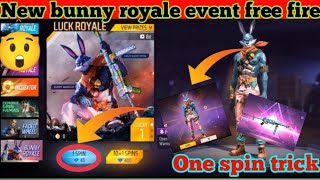 Bunny royale event free fire || bunny bundle return || bunny royale spin || Face Gamer