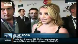 Britney Spears - On Whitney Houston's (Pre-Grammy Party).
