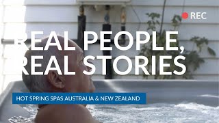 In search of relaxation, Malcolm Mannagh found relief in Hot Spring Spa pool.