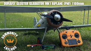 Hobbyking Community Content l Check out the Durafly Gloster Gladiator unboxing and FPV flight!