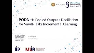 PODNet: Pooled Outputs Distillation for Small-Tasks Incremental Learning (ECCV 2020 - short version)