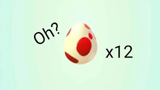 Hatching 12 Stange Eggs