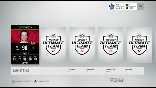 Opening 10 Gold Packs in the NHL 17 Beta!