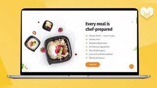 Meal Prep Website Template