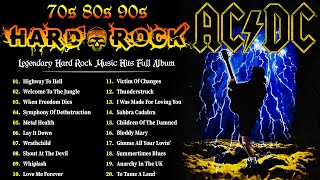 AC/DC, Iron Maiden, Motörhead, Megadeth, Mötley Crüe - HARD ROCK - Legendary Hard Rock Music Hits