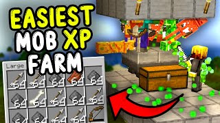 EASIEST MOB XP Farm Minecraft Bedrock & Java 1.21/26.1+!