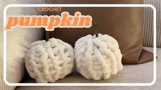 How to Hand Knit a Chunky Pumpkin