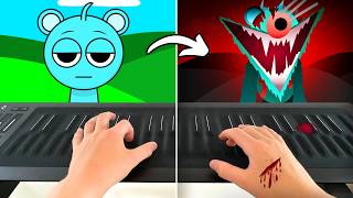 Sprunki SKY phase 1-16 recreated on REAL instruments!