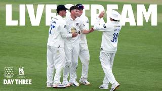 🔴 LIVE STREAM | Sussex vs Warwickshire | Rothesay County Championship Division One | Day Three