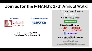 Interviews from MHANJ's 2024 Walk for Wellness in Partnership with NCAAR