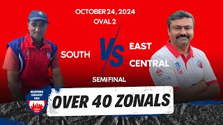 O40s South Zone vs East Central Zone | Masters Cricket USA Zonals 2024 | Dubai at The Sevens Stadium