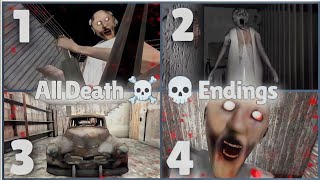 Granny Game over scenes (All Death Animations) 💀🔥 #Granny