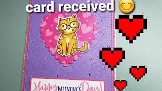 Elfster.com secret Valentine card received 💞