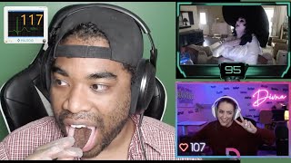 Top streaming moments with heart rate widget. May clips contest