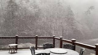 Tellico Plains Heavy Snowfall
