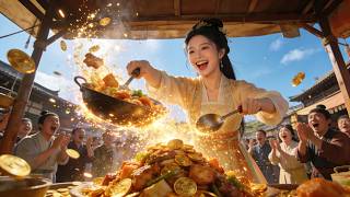 💪Ancient Widow Counterattack! Food Skills, From Hut to Rich Lady💪