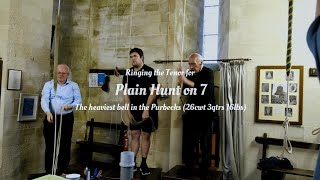 Mike Pitman on the Tenor at Kingston - Plain Hunt on 7