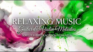 Abstract Moving Painting for Anxiety Relief and Stress Management