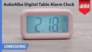 AubeAlba Digital Table Alarm Clock Unboxing