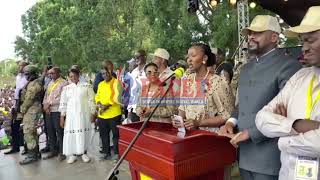 WATCH: NEXT FIRST LADY CHARLLOTTE KEINERUGABA PRAISED AND ASSURED THE PUBLIC IN MASAKA.......