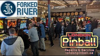 Pinball Machines took over the whole brewery!