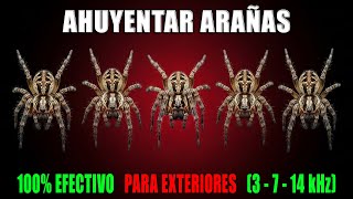 SONIDO PARA AHUYENTAR ARAÑAS 🚫🕷️ REPELENTE ULTRASÓNICO 100% EFECTIVO (ESPECIAL PARA EXTERIORES)