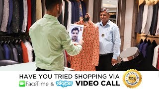 Shop Mens Sherwani, Kurta Suits, Indowestern via Video Call