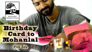 Birthday Card to Mohanlal | 2021 | Birthday  Wishes to Lalettan | Lock down days