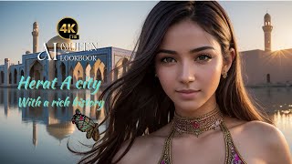 4K Ai Queen LookBook  l Herat A city with a rich history l Model Al Art video-Central City #AiQueen