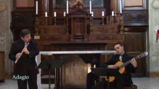 E.G.Baron - Sonata in Sol per flauto e chitarra (Video HD)