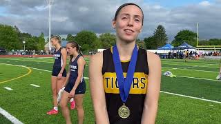 NW Lehigh T&F - Grace Yost, D-11 2A Pole Vault Champion