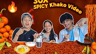 Spicy🔥 Noodles Mukbag|| Khako Video 😅 Umesh Horaa